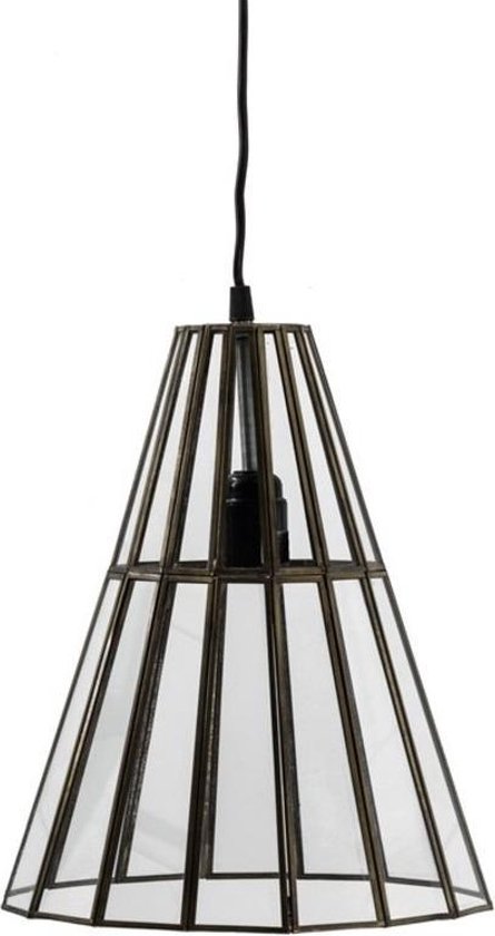 Industriële hanglamp - Lamp - Industrieel - Sfeer - Interieur - Sfeerlamp - Lampen - Sfeerlampen - Hanglampen - Hanglamp - Zwart - 33 cm hoog