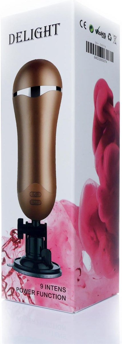 Goedkoopste Bossoftoys - Delight - Dubbele Motoren - Zware Masturbator vagina - 2 motors - 9 function - oplaadbaar - 26-00074