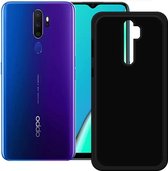 Silicone hoesje Geschikt voor: OPPO A5 2020 - zwart