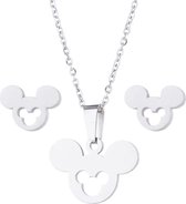 Sieradenset Mickey Mouse - Zilver