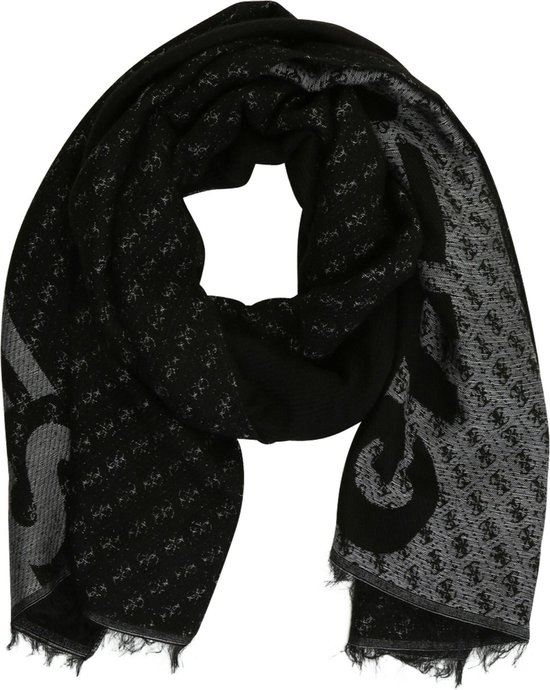 Guess sjaal Zwart-One Size | bol.com