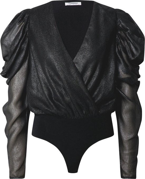 Glamorous blouse body Zwart-8 (Xs) | bol.com