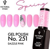Gellak Victoria Vynn™ Gel Nagellak - Salon Gel Polish Color 251 - 8 ml. - Dazzle Pink