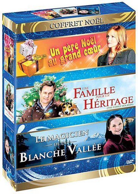 Coffret Noël : Un père Noël au grand coeur + Une famille en héritage + Le magicien de la blanche vallée (2003)