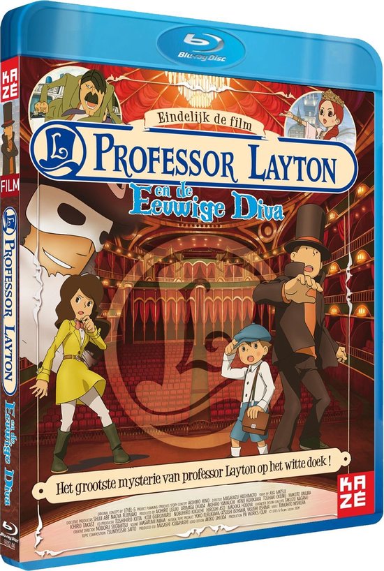 Cover van de film 'Professor Layton En De Eeuwige Diva'