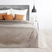 Luxe bed_deken_Brulo_Polyester_sprei_170x210 cm_Gewicht-150+100+65 GSM__beige