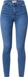 Lichtblauwe skinny jeans. Vooraanzicht.