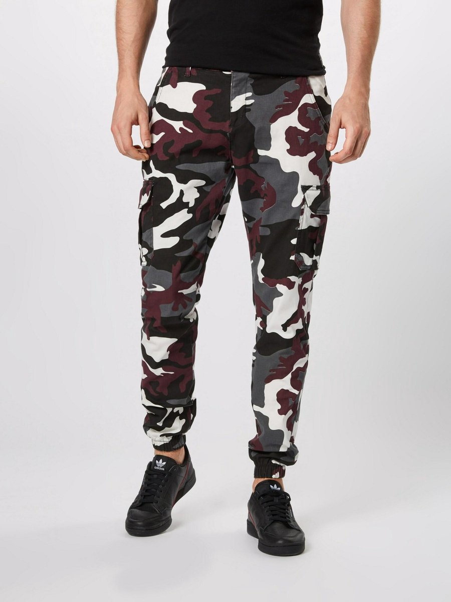 Urban Classics Camo 2.0 Cargobroek Taille 36 inch Zwart
