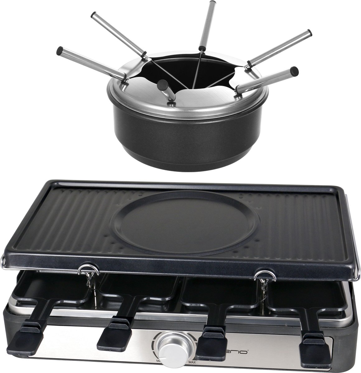 Emerio Rg-124930 Gourmet En Fondue Set Zwart/Rvs – foto 5
