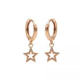 Karma hinged hoops symbool open star rosé gold M1938HIN