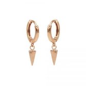 Karma hinged hoops symbool round cone rosé gold M1923HIN