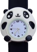 Panda horloge met een slap on bandje