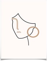 Girl Pose poster 21x30cm