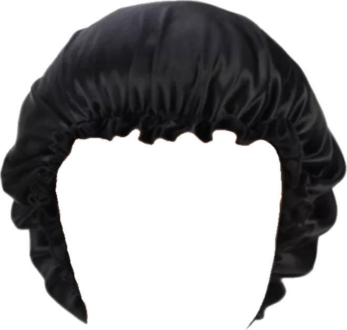 YOSMO - Zijden bonnet - slaapmuts - kleur zwart - 100% zijde - Moerbei