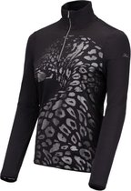 Falcon Avalon dames ski pulli met rits zwart