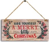 Kerst Wanddecoratie/accessoires- hout