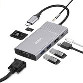 Sounix USB-C 8 in 1 Hub Adapter naar 4K UHD HDMI | VGA Converter | Thunderbolt 3 - USB 3.0 | Compatible met Apple Macbook | Macbook Pro | Google Chromebook Pixel | Microsoft Surface Pro 4 | H