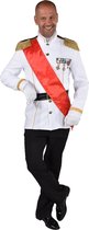 Magic Design Colbert Prince Charming Polyester Wit/rood Maat S
