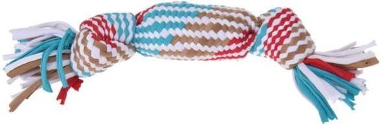 Dogs Collection Hondenspeelgoed Touw Met Piep 30 Cm Textiel