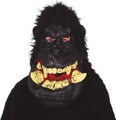 Fiestas Guirca Verkleedmasker Gorilla Latex Zwart One-size