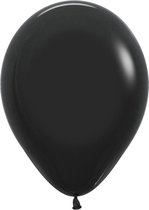 Tib Ballonnen Helium 30 Cm Zwart 8 Stuks