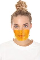 PER 20 Oranje | Faceshield | Gelaatsschermen| Gelaatmasker| Gezichtsbescherming| face shield| Spatscherm| Gelaatscherm| Spatmasker|