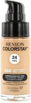 Revlon Colorstay Matte Finish Foundation - 260 Light Honey (Combination/Oily Skin)