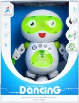 Duo Kids - Dansende Dacing Robot Box 20 x 25 x 10 cm - Speelgoed jongens kinderen - Groen Kerst sinterklaas