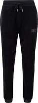 HUGO BOSS heren lounge broek (middeldik) - velour pants - zwart -  Maat: M