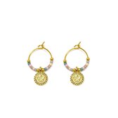 star coin hoops - goud