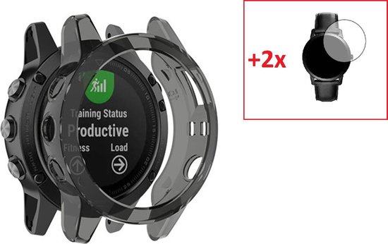 Heavy Duty 360 Graden Bescherming Set Geschikt Voor Garmin Fenix 5X (Plus/ Sapphire) - | bol.com