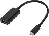 Adaptateur de câble USB C vers HDMI Convertisseur / Prise en charge Thunderbolt 3 / 4K / Compatible avec Apple, Samsung, Lenovo, HP et plus / Convient pour MacBook Air, Pro et iMac / Zwart