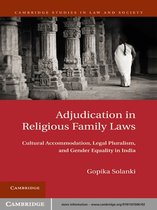 Cambridge Studies in Law and Society -  Adjudication in Religious Family Laws