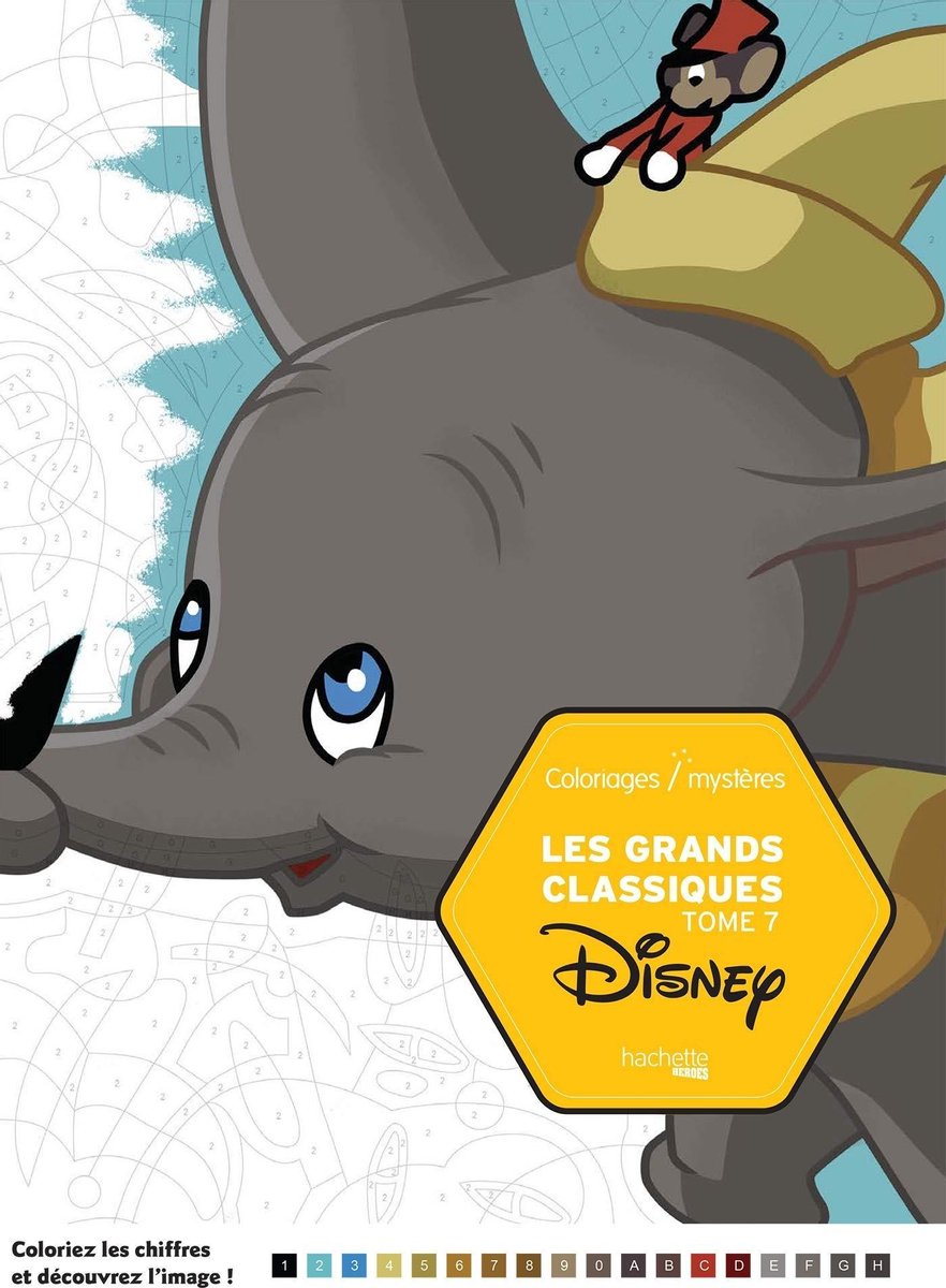 Coloriages mystères Disney - Les Grands classiques Tome 3