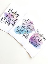 Kerstkaarten Corona / Covid - Set van 9 grappige kerstkaarten - Covid Kerstkaart - Corona Kerstkaart