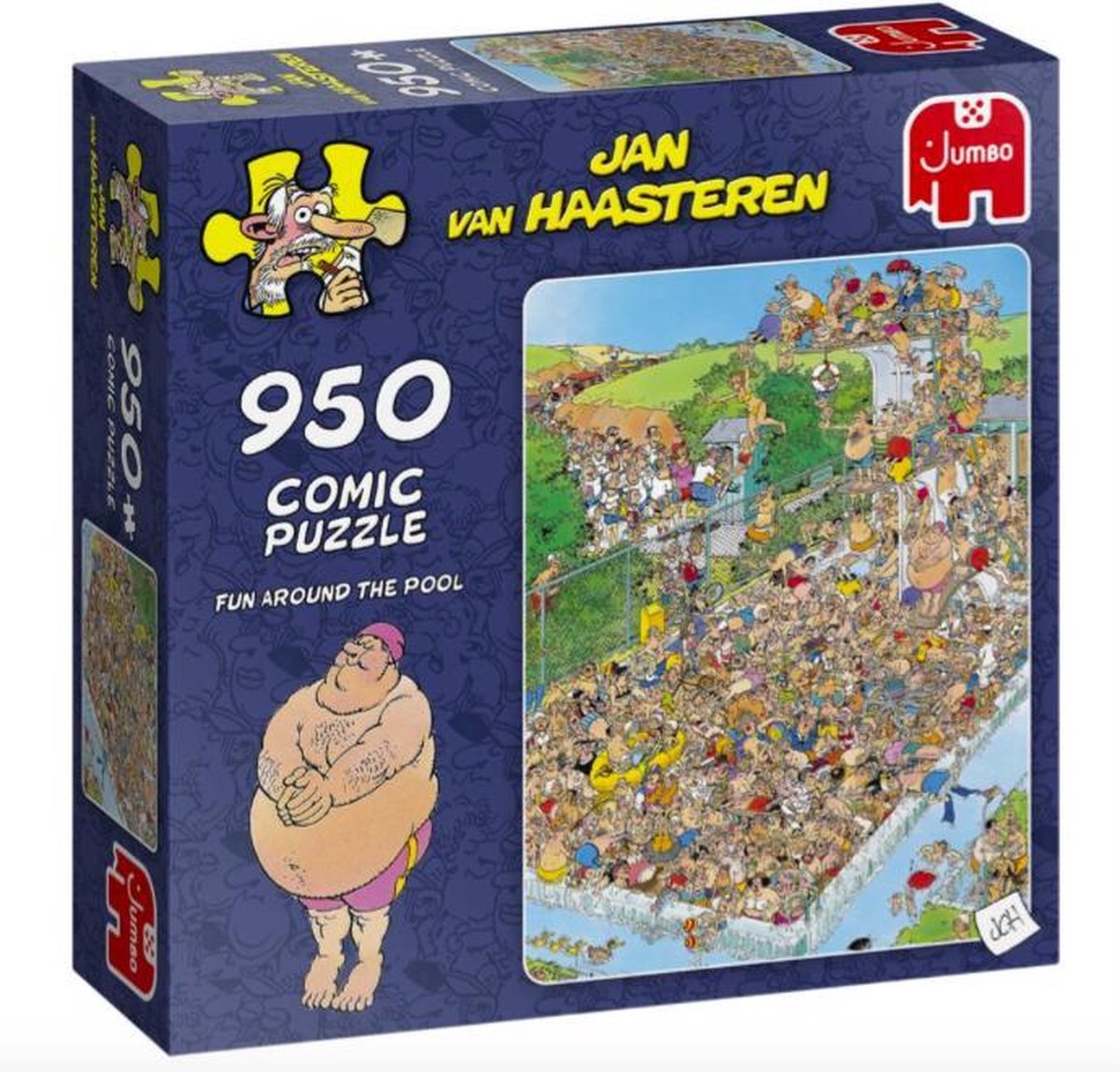 Jan van Haasteren Fun Around the Pool puzzel - 950 stukjes