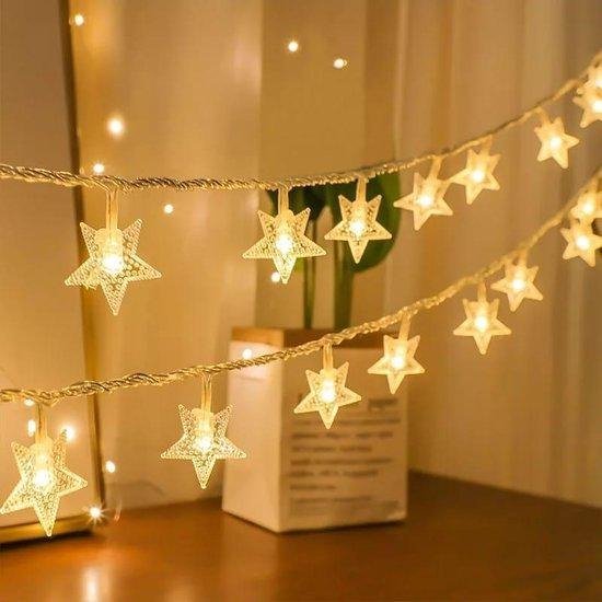 Kerstverlichting - Lichtslang sterretjes - 10 meter - Kerstverlichting  binnen & buiten | bol.com