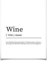 Wine poster 40x50cm