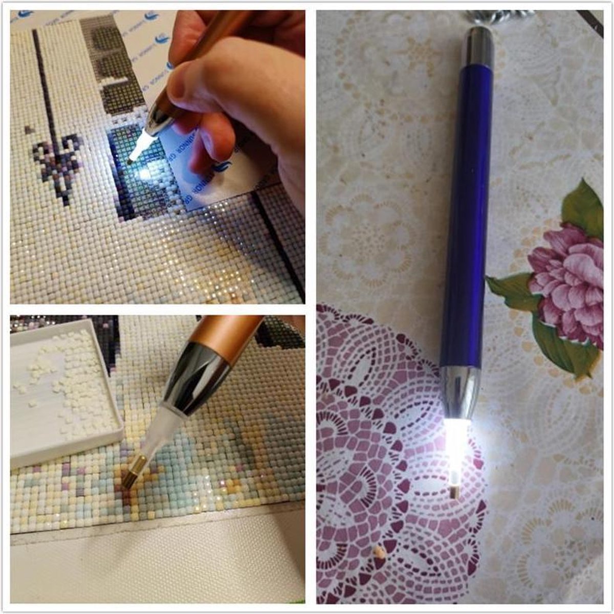 Diamond Painting Pen | Lichtpen voor Diamond Painting Volwassenen | Diamond Painting Accessoires — afbeelding 2