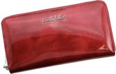 Dubbele Ritsportemonnee Daniele Donati  - Lakleer  - Rood
