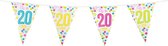 Slingers 20 Jaar Confetti 6 meter