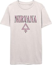 Nirvana Dames Tshirt -XL- Femme Creme