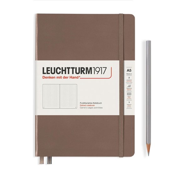 Leuchtturm1917 A5 Medium Notitieboek dotted Warm Earth