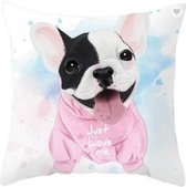 Kussenhoes 45x45cm - Hond Funny 15