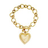 Bracelet Yehwang grand coeur or 0273010-108