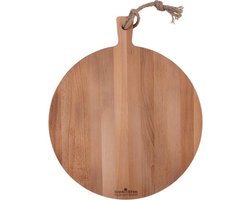 Bowls and Dishes | Puur Hout | Duurzaam | Beuken Borrelplank | Tapasplank | Serveerplank rond | Pizzaplank Ø 40 x 2 cm
