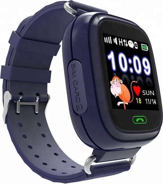 Optible Babino Kinder Horloge GPS Tracker Camera Blauw bol