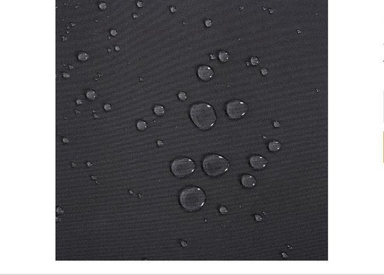 MIRA Home - Zonnescherm - Luifel - Zomer - Aluminium/Polyester - Zwart - 160x200