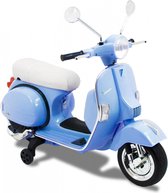 Vespa  - Elektrische Kinderscooter - Accu Scooter - Sterke Accu - Afstandbediening - Blauw