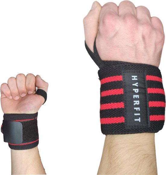 HYPERFIT Fitness Bundel- Wrist Wraps - Knee wraps - Lifting Straps - HYPERFIT